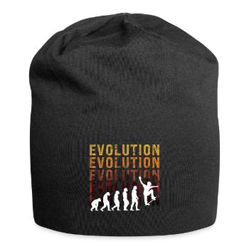 Evolution Skateboarding Skate Retro Streetwear - Jersey-Beanie - Schwarz - Vorne