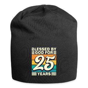 25 années de cadeaux d’anniversaire drôle de dicton - Bonnet en jersey - noir - Devant