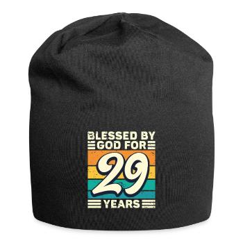 29 Birthday Gift Years Funny Saying - Jersey Beanie - black - Front