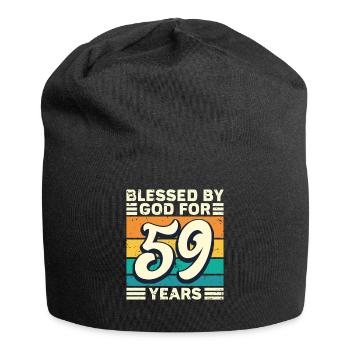 59 Geburtstag Geschenk Jahre Lustig Spruch - Jersey-Beanie - Schwarz - Vorne