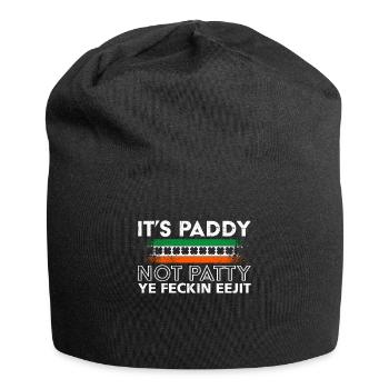 It's Paddy not Patty St. Patrick’s Day Irland - Jersey-Beanie - Schwarz - Vorne