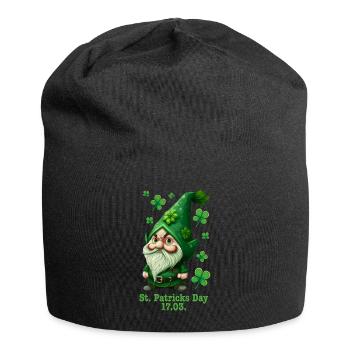 St Patrick's Day Ireland Leprechaun - Jersey Beanie - black - Front