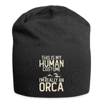 Killer whale killer whale watching Orca whale watching - Jersey Beanie - black - Front