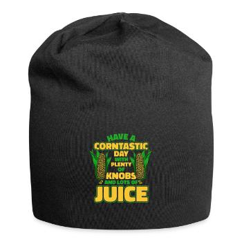 Maize Corncob Farmer - Jersey Beanie - black - Front
