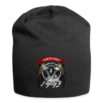 Awesome since 1993, Biker Geburtstag - Jersey-Beanie - Schwarz - Vorne