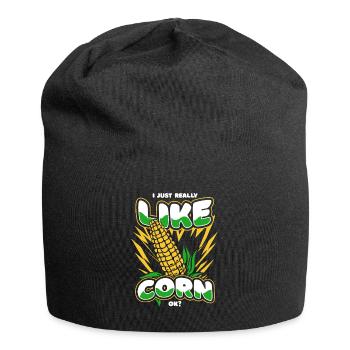 Maize Corncob Farmer - Jersey Beanie - black - Front