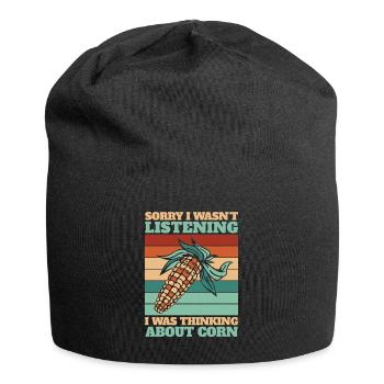 Maize Corncob Farmer - Jersey Beanie - black - Front