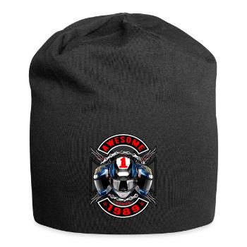 Génial depuis 1989, anniversaire du motard - Bonnet en jersey - noir - Devant
