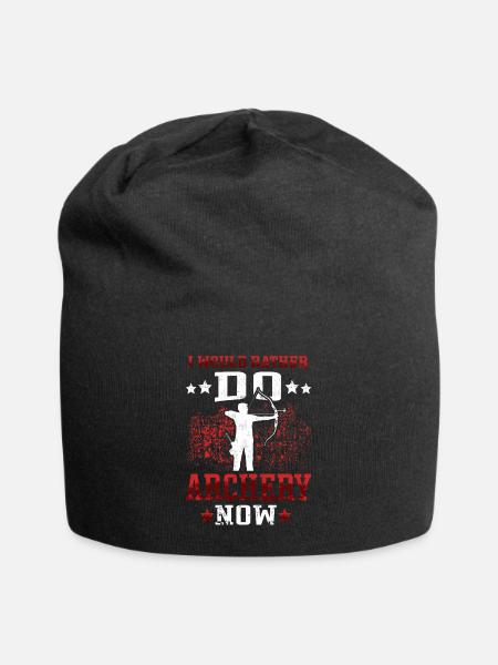 Lieber Bogenschießen Bogenschütze Bogenschützen - Jersey-Beanie - Schwarz