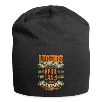 1994 April Geburtstag Legende - Jersey-Beanie - Schwarz - Vorne