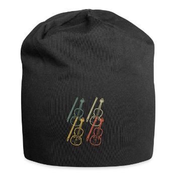 Violin Violinist Violinist - Jersey Beanie - black - Front