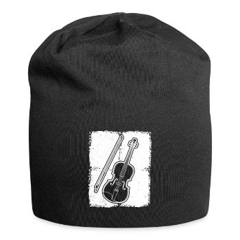 Violin Violinist Violinist - Jersey Beanie - black - Front