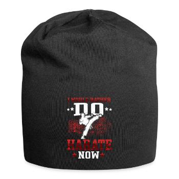Dear Karate Karateka Asian Martial Arts - Jersey Beanie - black - Front