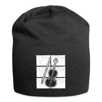 Violin Violinist Violinist - Jersey Beanie - black - Front