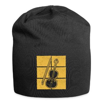 Violin Violinist Violinist - Jersey Beanie - black - Front