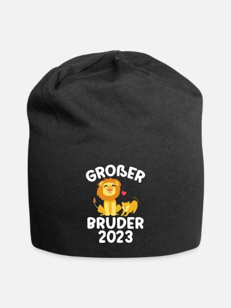 Großer Bruder 2023 - Jersey-Beanie - Schwarz