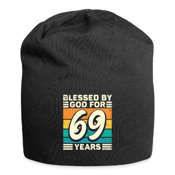 69 Geburtstag Geschenk Jahre Lustig Spruch - Jersey-Beanie - Schwarz - Vorne