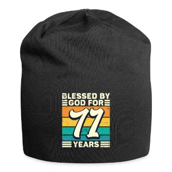 71 années de cadeaux d’anniversaire drôle de dicton - Bonnet en jersey - noir - Devant