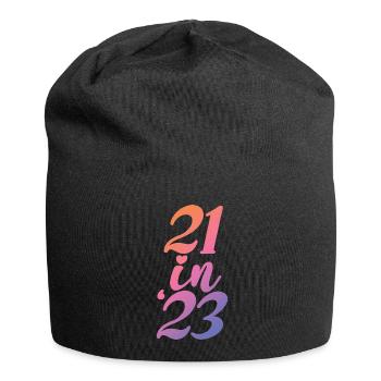 Cadeau 21e anniversaire 21 ans Hommes & Femmes - Bonnet en jersey - noir - Devant