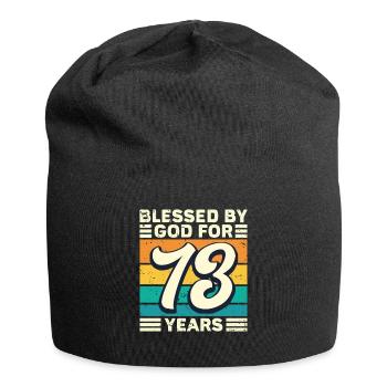 73 Geburtstag Geschenk Jahre Lustig Spruch - Jersey-Beanie - Schwarz - Vorne