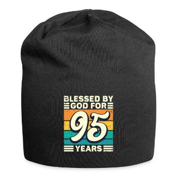95 Geburtstag Geschenk Jahre Lustig Spruch - Jersey-Beanie - Schwarz - Vorne