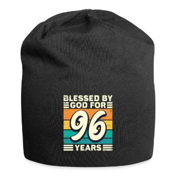 96 années de cadeaux d’anniversaire drôle de dicton - Bonnet en jersey - noir - Devant
