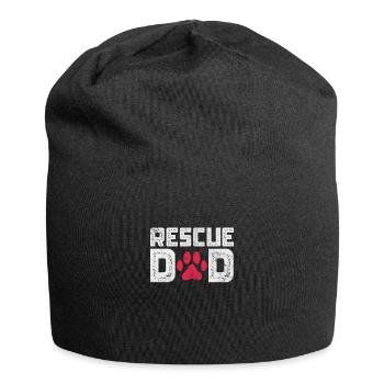 Animal Rescue Animal Rights Animal Love Pet Gift - Bonnet en jersey - noir - Devant