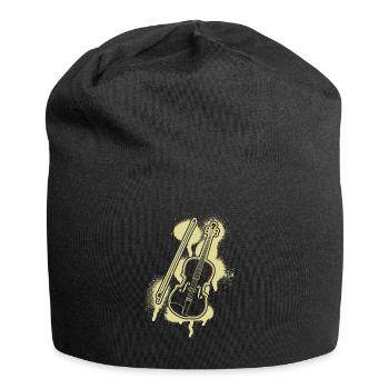 Violin Violinist Violinist - Jersey Beanie - black - Front