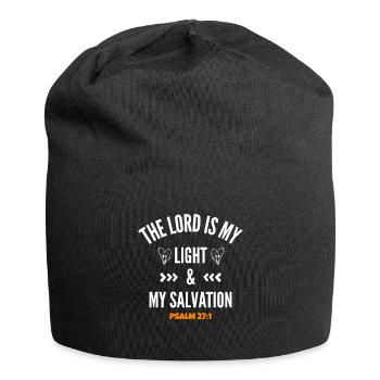 Jesus, Jesus, Jesus Christ Christ Christ Christ - Jersey-Beanie - Schwarz - Vorne