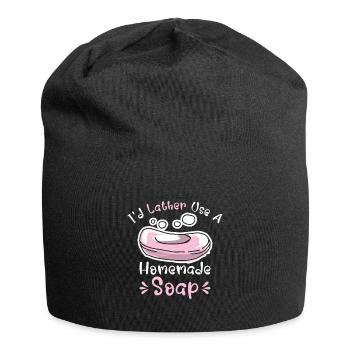 Soap Dealer Homemade Soap Soaper Soap Hobbyist - Jersey Beanie - black - Front