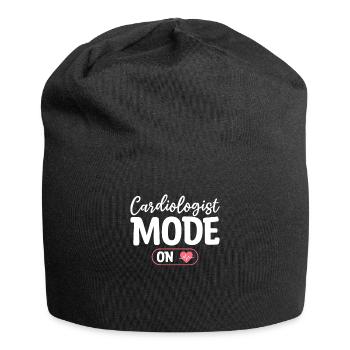 Mode cardiologue sur cardiologie cardiologie cardio - Bonnet en jersey - noir - Devant