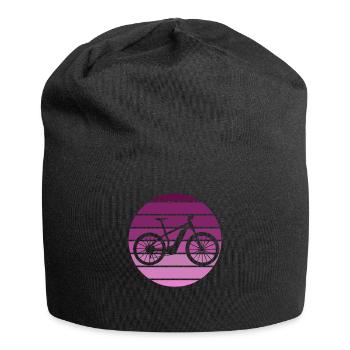 E-Bike Cyclist Cadeau Vélo Cycliste - Bonnet en jersey - noir - Devant