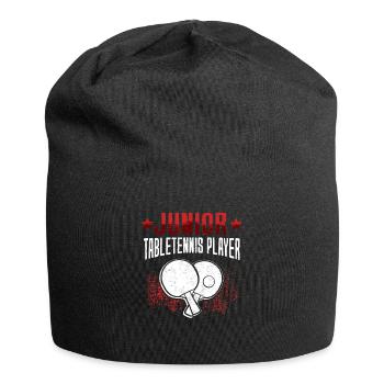 Tischtennis Nachwuchs Tischtennisspieler - Jersey-Beanie - Schwarz - Vorne