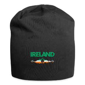 Irland Kleeblatt Ire Irin St. Patrick’s Day - Jersey-Beanie - Schwarz - Vorne
