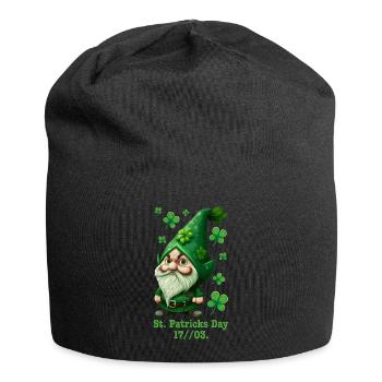 St Patrick's Day Ireland Leprechaun - Jersey Beanie - black - Front