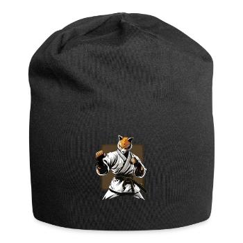 Strong Japan Judo Fox - Kampfsport Judoka - Jersey-Beanie - Schwarz - Vorne