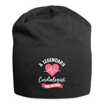 Ein legendärer Kardiologe hat die Kardiologie in den Ruhestand versetzt - Jersey-Beanie - Schwarz - Vorne