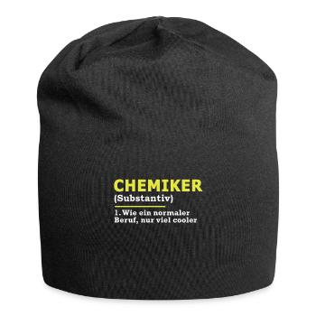 Chemiker - Jersey-Beanie - Schwarz - Vorne
