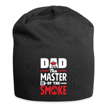 Dad The Master Of The Smoke Father's Day BBQ - Jersey-Beanie - Schwarz - Vorne