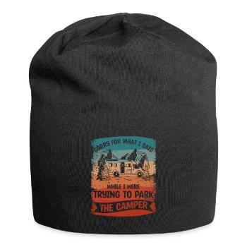 Désolé pour ce que j’ai dit pendant que j’essayais de me garer - Bonnet en jersey - noir - Devant