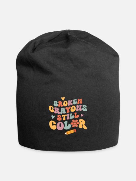 Psychische Gesundheit Mental Health - Jersey-Beanie - Schwarz