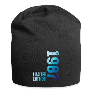 Since 1987 Year 1987 Retro Vintage 1987 Birth - Jersey Beanie - black - Front