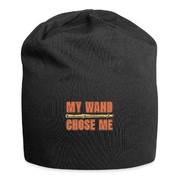 Flutes My Wand Chose Me Woodwind Lovers Flutist - Jersey-Beanie - Schwarz - Vorne