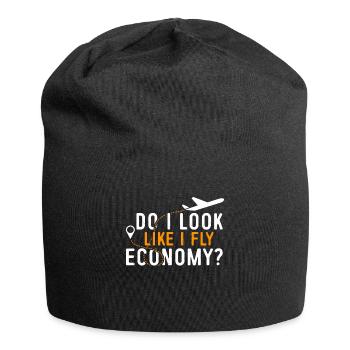 I look like I'm going economy first - Jersey Beanie - black - Front