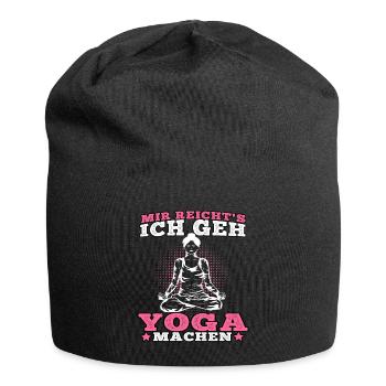 Yoga ich geh Yoga machen Namasté Meditation - Jersey-Beanie - Schwarz - Vorne