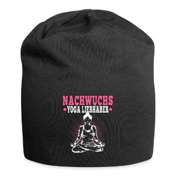 Nachwuchs Yoga Liebhaber Namasté Meditation - Jersey-Beanie - Schwarz - Vorne