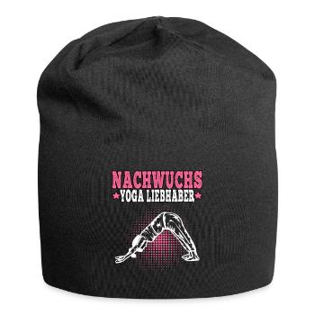 Nachwuchs Yoga Liebhaber Namasté Meditation - Jersey-Beanie - Schwarz - Vorne