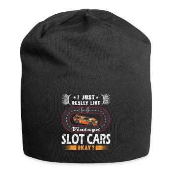Vintage Slot Car Racing - Modélisme - Bonnet en jersey - noir - Devant