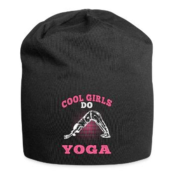 Yoga ist wichtiger Namasté Meditation - Jersey-Beanie - Schwarz - Vorne