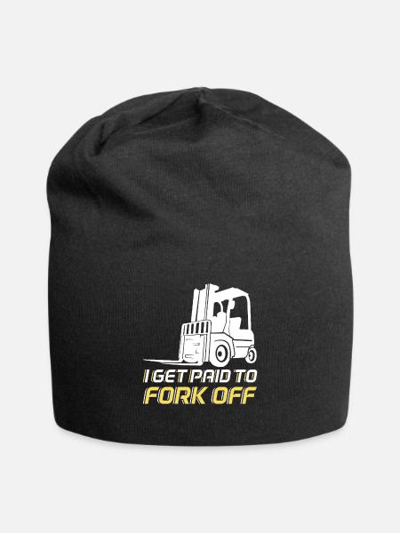 Gabelstaplerfahrer Gabelstaplerfahrer Gabelstapler - Jersey-Beanie - Schwarz